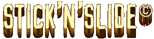 Étiquette de disque STICK-N-SLIDE